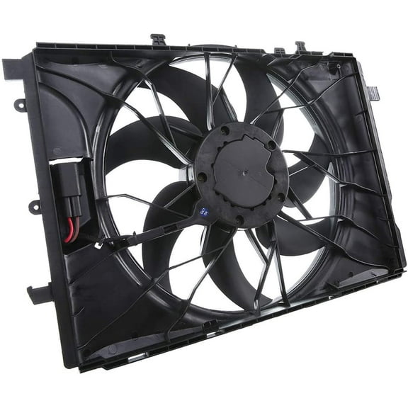 A-Premium Radiator Cooling Fan Assembly Replacement for Mercedes-Benz C230 C300 C350 E250 E350 E550 2008-2017