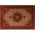 thumbnail image 1 of Ahgly Company Indoor Rectangle Medallion Orange Traditional Area Rugs, 7' x 10', 1 of 1