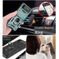 thumbnail image 5 of for Samsung Galaxy Z Flip 3 Case Slide Camera Lens Cover Kickstand,Ring Holder Z Flip 3 Cases for Women Men Slim Hybrid Hard Heavy Duty Flip3 for Galaxy Z Flip 3 5G Phone Case 2021 (Green), 5 of 18