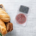 thumbnail image 6 of Double Compartment Condiment Container, 2 Compartment Snack Containers for Condiments or Dips, Double Condiment Containers with Lids, Double Compartment Snack Container, 6 of 7
