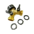 thumbnail image 5 of Grifo de lavadora doble, manguera de agua divisora ​​Y conector de grifo para mangueras de suministro, grifo doble de jardín al aire libre, latón resistente JAMW Sencillez, 5 of 5