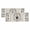 Light Brown, variant on Vintage Bees Crowns Valances for Windows, Rustic Leaves Rings Brown Gradient Light Filtering Kitchen Curtains, Rod Pocket Window Valance Curtains for Living Room Bedroom, 42" W x 12" L, 2 Panels