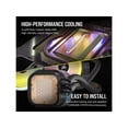 thumbnail image 6 of CORSAIR iCUE Link H100i LCD Liquid CPU Cooler - 240mm AIO - QX120 RGB Fans - 2.1? IPS LCD Screen - Fits Intel LGA 1700, AMD AM5 - iCUE Link System Hub Included - Black, 6 of 8