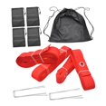 thumbnail image 3 of QccHieUs Beach Volleyball Court Boundary Lines Kit 52.5 ft and 26.2 ft Line Versatile for Red, 3 of 9