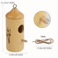 thumbnail image 3 of Bird Feeder for Outdoors, Hummingbird Feeders for Outdoors Wooden Hanging, Bird Feeders for Garden Decor, Wild Bird Feeder for Yard Courtyard, 3 of 5