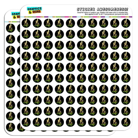 Super Hot Flaming Chili Peppers 1/2" (0.5") Scrapbooking Crafting Stickers