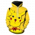 thumbnail image 1 of 2023 Pokemon niños dibujos animados Sudadera con capucha Pikachu sudadera manga larga niños moda Top 4-14 años niños Street40cm Gao Jinjia LED, 1 of 2