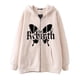 thumbnail image 3 of Sudadera con capucha y cremallera de mariposa para hombre y mujer, chaqueta Harajuku gótica de hip-hop oscuro Y2k, sudadera Harajuku, 3 of 4