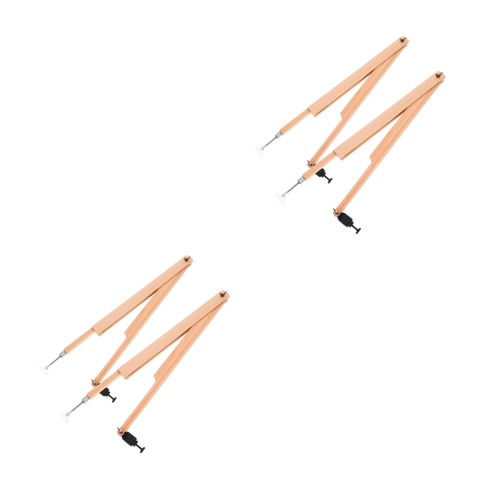 WORGEOUS 4 Pcs  Teaching Compass Wooden Whiteboard Compass Drawing Math Geometry Tool Large Circle On Teacher Aid For Drafting Woodworking Demonstration Compass