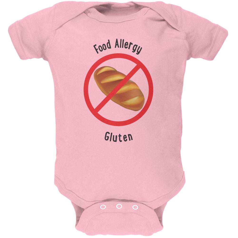 Food Allergy Gluten Kids Light Pink Toddler T-Shirt 