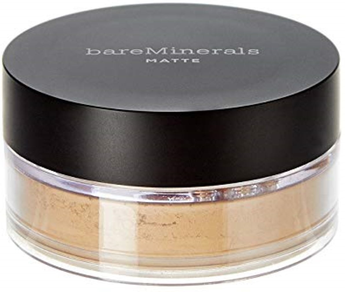 Bareminerals Matte Loose Powder Mineral Foundation SPF 15, Golden Beige, 0.21 Oz