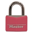 thumbnail image 1 of Candado de Aluminio Master Lock rosa con llave de 1-9/16 Pulgadas, 1 of 7