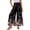 78#Black, variant on Women’s Casual Pants Flared Leg Wide Leg with Ties Ruffle Harem Palazzo Pants with Pockets Yellow 2XL