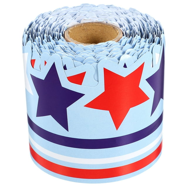 1 Roll Independence Day Border for Bulletin Board Blackboard Border DIY Bulletin Border Decor