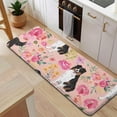 thumbnail image 5 of Bernese Mountain Dogs with Pioneer Flower Kitchen Rug Mat,Kitchen Runner Rugs Non Skid Washable,Decorative Kitchen Floor Mats for Kitchen,Sink,Laundry,17"x47.2", 5 of 7