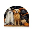 thumbnail image 2 of Qxltty Halloween Puppy Acrylic Napkin Holder Set of 1 Transparent Dining Table Kitchen Cafeteria Home Decor 4.1x4.9x1.97in, 2 of 9