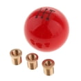 thumbnail image 3 of DYNWAVECA Ball Shape Car Knob Shifter Accessory - Red, 3 of 10
