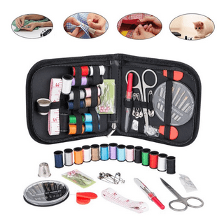 206 Pcs Sewing Needle & Thread Kit Supplies, Upgrade 41 XL Spools of Thread  Oxford Fabric Case, Portable Repair for Beginners Traveler 
