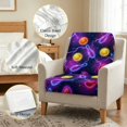 thumbnail image 6 of Couch Cushion Covers 3 Pcs Dazzling Bowling Sports Stretch Sofa Cushion Slipcovers Modern Ball Sport Purple Soft Sofa Cover Elastic Non-Slip Sofa Seat Cover Furniture Protector, 6 of 7
