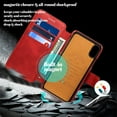 thumbnail image 2 of iPhone 6 red Case Wallet Case PU leather Filp Cover Case with Card Slots, 2 of 6