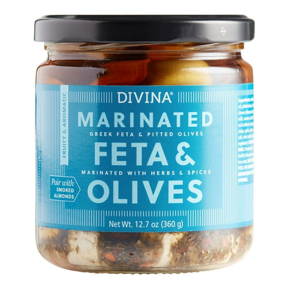 Divina Marinated Feta and Olives 12.7 oz Pack of 4