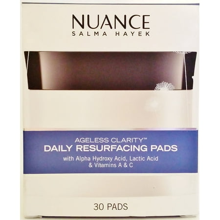 Ageless Clarity Daily Resurfacing Pads, Contains Alpha Hydroxy Acid and Lactic Acid By Nuance Salma (Best Of Salma Hayek)
