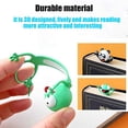 thumbnail image 3 of Animal Bookmarks 3D Green Bookmarks para niños y estudiantes - Papelería divertida JAMW Sencillez, 3 of 4
