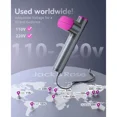 thumbnail image 3 of Jack ＆ Rose Garment Steamer for Clothes,Hanrdheld Steamer & Iron 2 In 1,15s Fast Heat Up,Large Panel,100-240V Wide Voltage,Suitable for Global Travel clothes iron Summervibes, 3 of 10