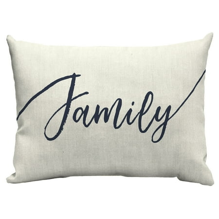 Mainstays Family 16 X 11 5 Outdoor Lumbar Toss Pillow Walmart Com