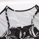 thumbnail image 5 of Moda mujer manga corta impreso Halter cuello señoras Mini señoras chaleco vestido Pompotops ghjkhdj1347, 5 of 8