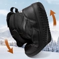thumbnail image 3 of Boys Girls Barefoot Winter Boots With Wide Toe Box Slip Drop Sole Ankle Winter Snow Boots Girl Winter Boots for Kids, 3 of 6