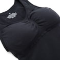 thumbnail image 4 of Women's Tummy Control Shapewear Tank Top with Built in Bra Camisole - Seamless Body Shaper Compression Tops, 4 of 8
