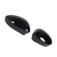 thumbnail image 4 of 2 Pcs Door Side Rearview Mirror Cover Cap Left Right Wing Mirror Cover Replacement for Fiat 500 2007 to 2020 Glossy Black, 4 of 5