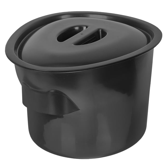 Minkissy Elderly Spittoon Chamber Pot Plastic 1Pack for Home Use Caregivers