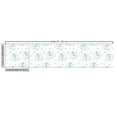 thumbnail image 3 of Ambesonne Animal Fabric by the Yard Upholstery, Animals Hearts Stars, 1 Yard, Pale Blue Cinnamon White, 3 of 5