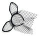 thumbnail image 5 of Diadema de orejas de gato con velo Disfraz de disfraces de fiesta de disfraces de Halloween para Cosplay (negro), 5 of 5