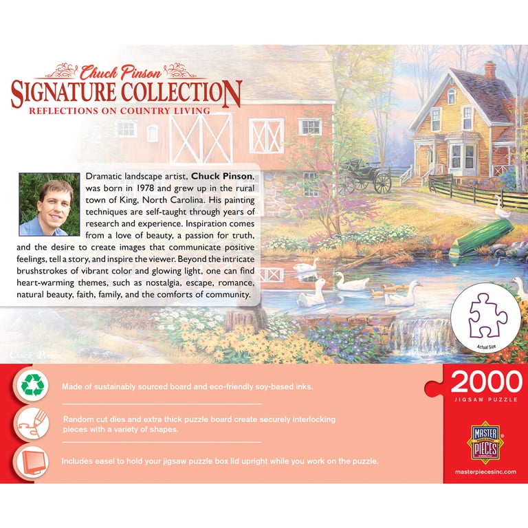 MasterPieces 2000 Piece Puzzle - Reflections on Country Living
