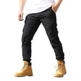 thumbnail image 2 of Cargo Pants for Men 2025 Straight Leg Sweatpants Joggers with Pockets Mens Casual Pants Trousers, 2 of 7
