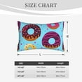 thumbnail image 6 of Fotbe Donuts Pillow Cases - Envelope Closure - Luxury, Extra Soft, Cooling Pillow Covers - Wrinkle, Fade, Stain Resistant-14"x20", 6 of 9