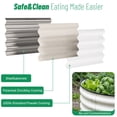 thumbnail image 3 of SnugNiture Galvanized 2x2x1 ft Outdoor Raised Garden Bed Kit (3-pack) – Metal Planter Box for Vegetables, Herbs, and Plants, White, 3 of 9