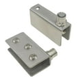 thumbnail image 4 of 2x2PCS Abrazaderas de vidrio para puerta de acero inoxidable Bisagra para puerta de gabinete M , Plata, 4 piezas, 4 of 10
