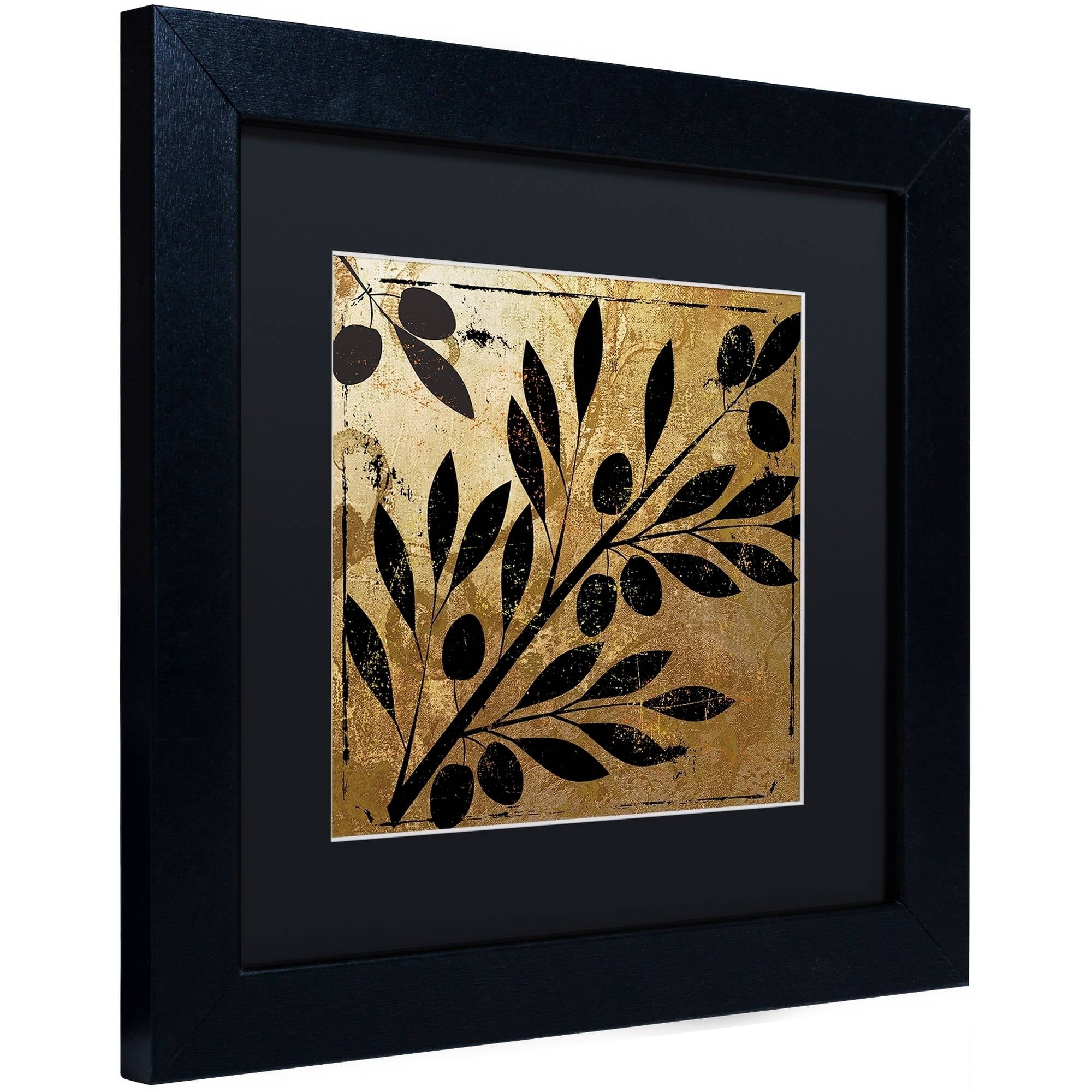 Trademark Fine Art "Bellissima II" Canvas Art by Color Bakery Black Matte, Black Frame