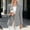 Gray, variant on Qiggri Women's Blazer Lapel Collar Double Breasted Outerwear Long Sleeve Pockets for Spring Fall Office Casual Business Travel L