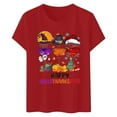 thumbnail image 3 of WEAIXIMIUNG T-Shirt à Manches Courtes Col Rond Imprimé Festif pour la Saint-Valentin pour Femmes, 3 of 3