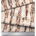 thumbnail image 3 of Soimoi Satin Silk Fabric Leopard Animal Skin Print Fabric by the Yard 42 Inch Wide, 3 of 3