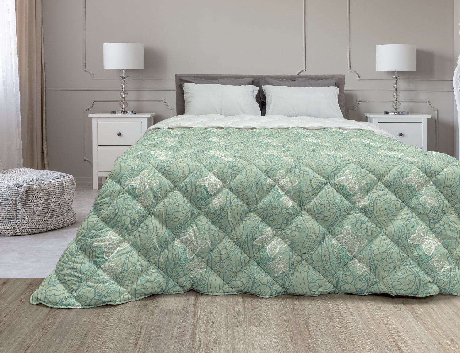 Green Down Alternative Comforter 