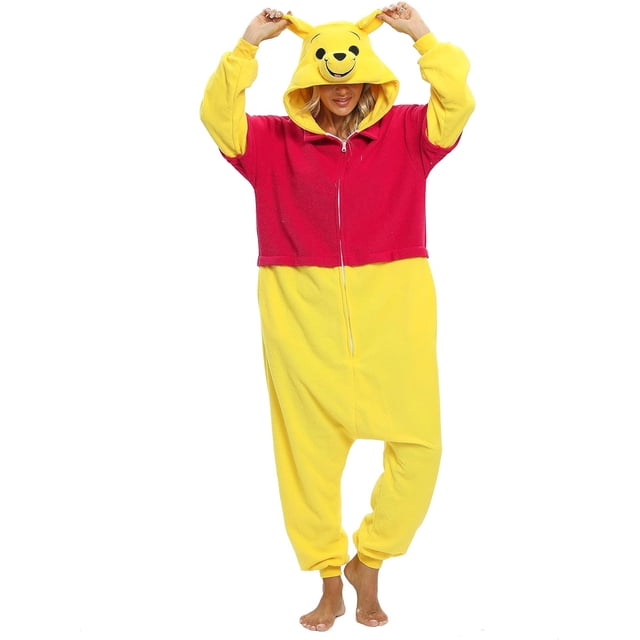 Wishliker Pijamas de animales para adultos, disfraces de Halloween, cosplay, ropa de fiesta