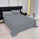 thumbnail image 3 of Juego de cama para dormitorio, sábanas de microfibra cepillada de color liso, fácil de limpiar, resistente a las arrugas, funda de almohada ajustable, artículos esenciales para estudiantes, 3 of 7