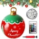 thumbnail image 1 of (Con Luces Con Mando A Distancia Y Bomba) Inflable Navideña PVC 60 Cm Gran Tamaño Con Luces Con Luces Y Bolas Navideñas Luminosas Con Luces Y Bomba (25) Feliz Navidad +, 1 of 9