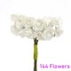 thumbnail image 1 of Cabezas de flores artificiales Simulación Rose Garland Wreath Craft DIY Paper Flower Kit, Blanco 144 Piezas Jumpingount HA6731-02B, 1 of 6